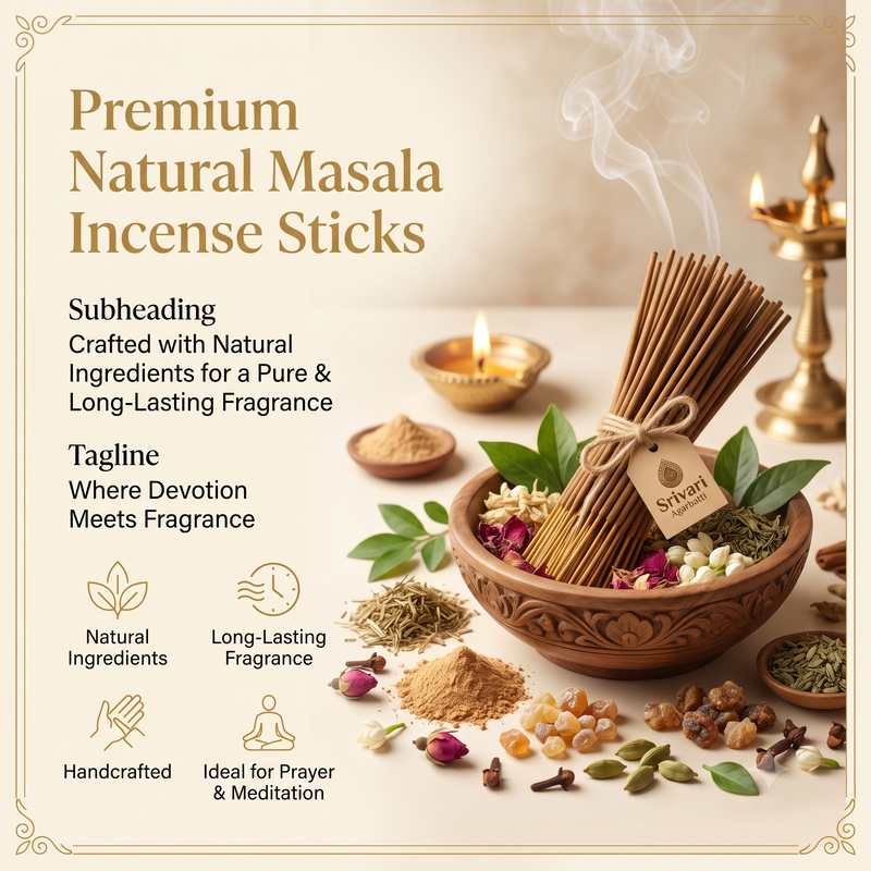 Premium Natural Masala Incense Sticks