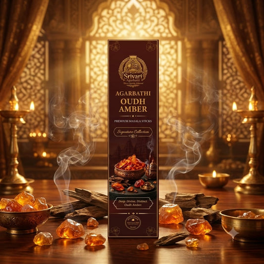 Oudh Amber – Signature Collection | Hand-Rolled Agarbatti