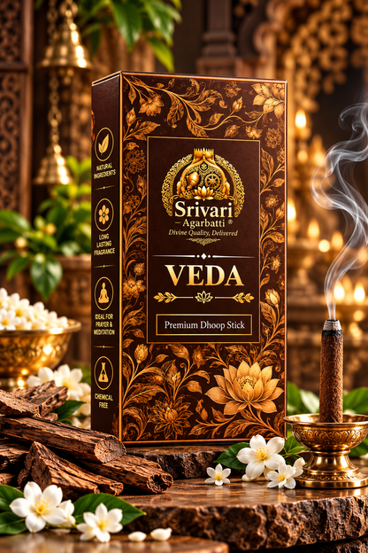 Premium Dhoop Sticks – Veda, Aura & Grace